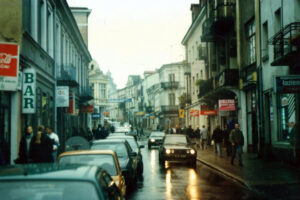 Kielce. Ulica Duża. Lata 1996-1999 / źródło: fotopolska.eu