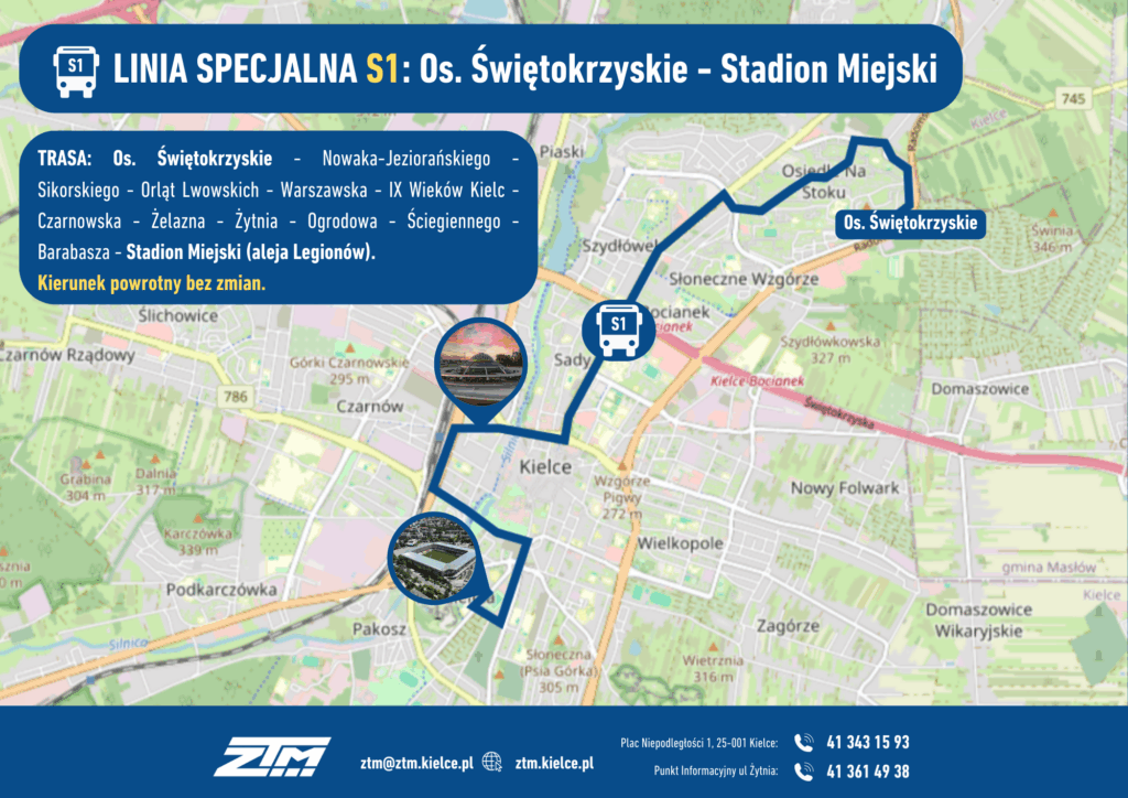 Specjalne linie autobusowe na mecz Korona Kielce – Legia Warszawa - Radio Kielce Specjalne linie autobusowe na mecz Korona Kielce – Legia Warszawa - Radio Kielce