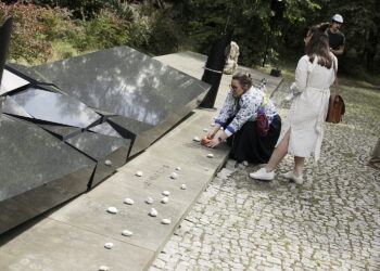 04.07.2025 Kielce. Cmentarz żydowski. Obchody rocznicy pogromu kieleckiego / Fot. Jarosław Kubalski - Radio Kielce