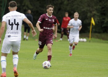 09.07.2025 Kielce. Sparing Korona Kielce - Stal Rzeszów. Na zdjęciu: Tamar Svetlin / Fot. Jarosław Kubalski - Radio Kielce