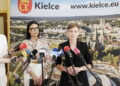 15.07.2025 Kielce. UM. Skarbnik miasta Marzena Bzymek i prezydent Kielc Agata Wojda podczas konferencji prasowej / Fot. Jarosław Kubalski - Radio Kielce