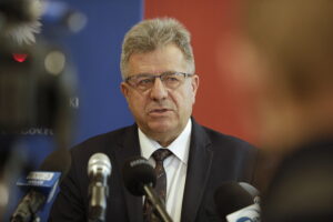 29.07.2025. Kielce. Konferencja prasowa. Na zdjęciu: Józef Bryk - wojewoda świętokrzyski / Fot. Jarosław Kubalski - Radio Kielce