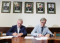 07.07.2025. Kielce. Podpisanie umowy o współpracę, pomiędzy Politechniką Śwętokrzyską, a firmą Geoprzem / Fot. Jarosław Kubalski - Radio Kielce