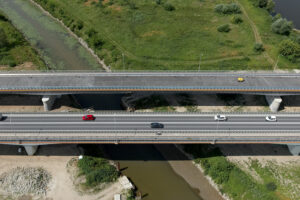 Sandomierz. Droga krajowa nr 77. Most przez rzekę Wisłę / źródło: dk77mostsandomierz.pl