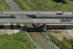 Sandomierz. Droga krajowa nr 77. Most przez rzekę Wisłę / źródło: dk77mostsandomierz.pl