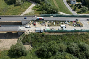 Sandomierz. Droga krajowa nr 77. Most przez rzekę Wisłę / źródło: dk77mostsandomierz.pl