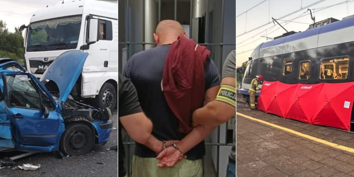 Śmierć na torach, kradzież busa z 13-latką w środku i seria wypadków