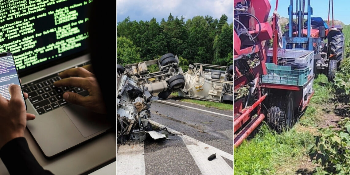 Tragiczne wypadki, pijana matka za kierownicą i oszuści „bankowi”