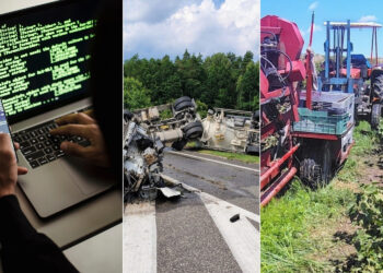 Tragiczne wypadki, pijana matka za kierownicą i oszuści „bankowi”