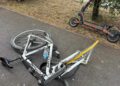 Nastolatek jadący na hulajnodze zderzył się z rowerzystą. Trafił do szpitala