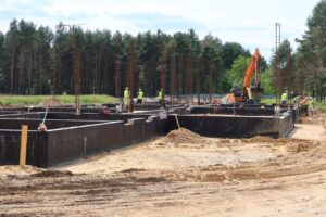 Budowa nowoczesnego kompleksu sportowo-rekreacyjnego w Piekoszowie / źródło: piekoszow.pl