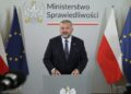31.07.2025. Warszawa. Minister sprawiedliwości Waldemar Żurek na konferencji prasowej w Ministerstwie Sprawiedliwości w Warszawie / Fot. PAP/Albert Zawada