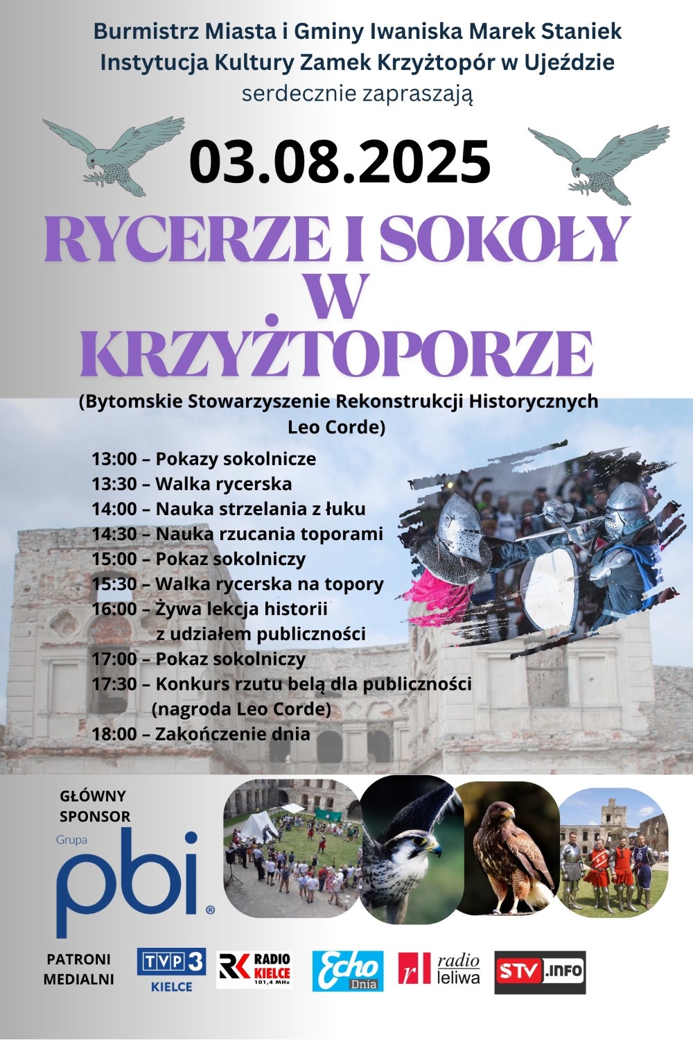 Rycerze i Sokoły w Krzyżtoporze - Radio Kielce