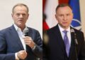 Tusk komentuje ułaskawienie Bąkiewicza. Duda odpowiada