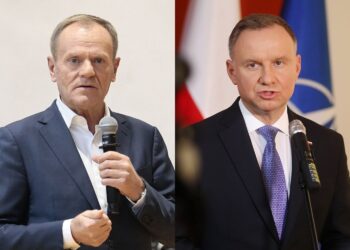 Tusk komentuje ułaskawienie Bąkiewicza. Duda odpowiada