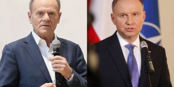 Tusk komentuje ułaskawienie Bąkiewicza. Duda odpowiada