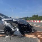 21.07.2025. Kielce. Wypadek ul. Krakowska / Fot. Dionizy Krawczyński - Radio Kielce