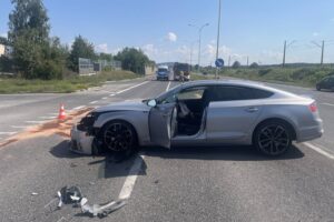 Dwie osoby ranne w wypadku na ulicy Krakowskiej