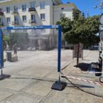 Kielce. Kurtyna wodna / Fot. Wodociągi Kieleckie