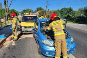 05.08.2025. Sandomierz. Wypadek / źródło: KP PSP Sandomierz