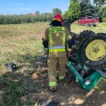 08.08.2025. Nowa Wieś. Wypadek / źródło: PSP Sandomierz