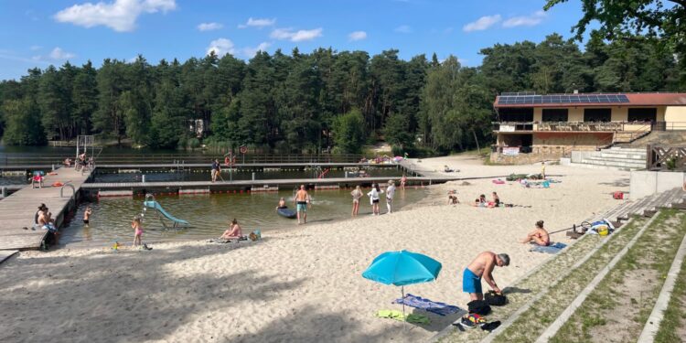 02.08.2025. Golejów. Kąpielisko / Fot. Grażyna Szlęzak - Radio Kielce