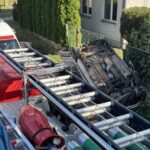 12.08.2025. Ożarów. Wypadek / Fot. OSP Ożarów