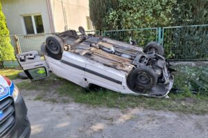 12.08.2025. Ożarów. Wypadek / Fot. policja