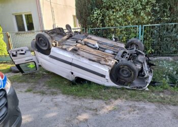12.08.2025. Ożarów. Wypadek / Fot. policja