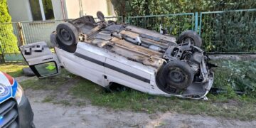 12.08.2025. Ożarów. Wypadek / Fot. policja