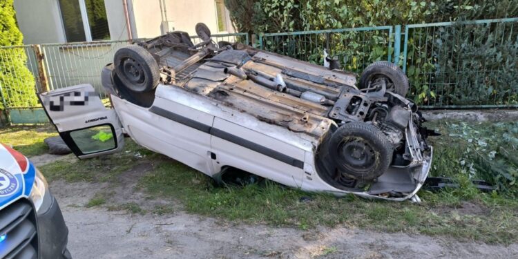 12.08.2025. Ożarów. Wypadek / Fot. policja