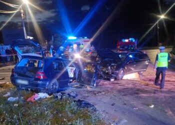 24.08.2025. Jaworznia. Wypadek / Fot. Na Drodze Świętokrzyskie - Facebook