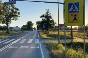 26.08.2025. Łagów. Droga krajowa nr 74. Wypadek / Fot. policja