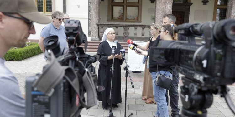 04.08.2025. Kielce. Konferencja dot. Świętokrzyskich Dni Muzyki Dawnej / Fot. Jarosław Kubalski - Radio Kielce