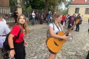04.08.2025. Sandomierz. Pielgrzymka na Jasną Górę / Fot. Grażyna Szlęzak - Radio Kielce