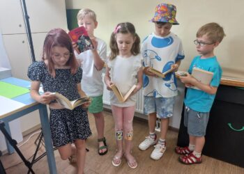W muzeum dzieci uczyły się robić filmy