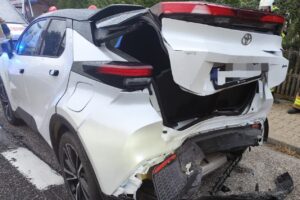 01.08.2025. Orzelec Mały. Wypadek / Fot. Policja