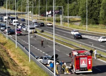 Wypadek w Suchedniowie. Lądował śmigłowiec LPR