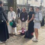 04.08.2025. Sandomierz. Pielgrzymka na Jasną Górę / Fot. Grażyna Szlęzak - Radio Kielce