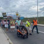04.08.2025. Sandomierz. Pielgrzymka na Jasną Górę / Fot. Grażyna Szlęzak - Radio Kielce