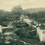 Kielce. Ulica Krakowska. 1914 r. Most im. kpt. Kazimierza Jana Piątka ps. „Herwin” / źródło: fotopolska.eu