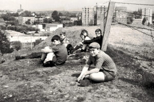 Kielce. Pakosz. 1968 rok. Wzgórze Kadzielnia / źródło: fotopolska.eu