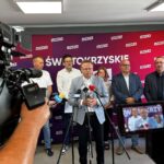 20.08.2025. Kielce. Konferencja Nowej Lewicy / Fot. Daniel Czwartosz - Radio Kielce