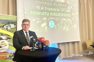 11.08.2025. Kielce. Hotel Binkowski. Konferencja prasowa zapowiadająca 57. Dymarki Świętokrzyskie w Nowej Słupi / Fot. Dorota Klusek - Radio Kielce