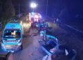 02.08.2025. Rykoszyn. Wypadek / Fot. Straż Pożarna