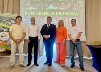 11.08.2025. Kielce. Hotel Binkowski. Konferencja prasowa zapowiadająca 57. Dymarki Świętokrzyskie w Nowej Słupi / Fot. Dorota Klusek - Radio Kielce