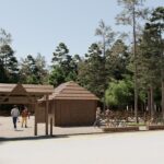 Wizualizacja zmodernizowanej galerii widokowej na Łysej Górze / źródło: Świętokrzyski Park Narodowy - Facebook