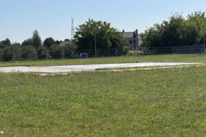 Sandomierz. Szpital Specjalistyczny im. Ducha Świętego. Lądowisko / Fot. Szpital Specjalistyczny w Sandomierzu