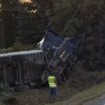 21.08.2025. Maruszów w powiecie opatowskim. Wypadek / Fot. Na Drodze Świętokrzyskie - Facebook