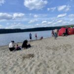 20.08.2025. Cedzyna. Akcja ratunkowa / Fot. Policja